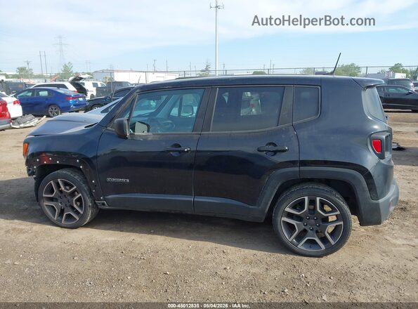 ZACNJAAB1LPM05613 2020 JEEP RENEGADE Black სალონის 360-გრადუსიანი ხედი