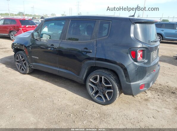 ZACNJAAB1LPM05613 2020 JEEP RENEGADE Black უკანა მარცხენა