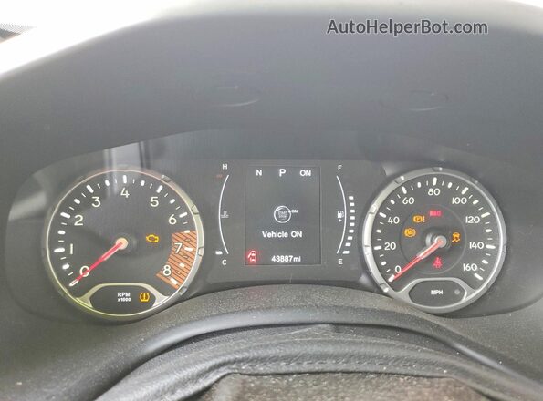 ZACNJAAB4LPL71313 2020 JEEP RENEGADE Black Սարքավորումների վահանակի տեսք