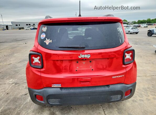 ZACNJAAB5LPL66041 2020 JEEP RENEGADE Red Rear view
