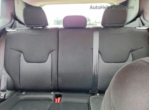 ZACNJAAB5LPL66041 2020 JEEP RENEGADE Red Rear seats view
