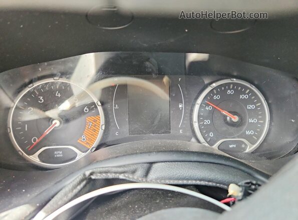 ZACNJAAB6LPM01461 2020 JEEP RENEGADE Gray Widok zestawu wskaźników