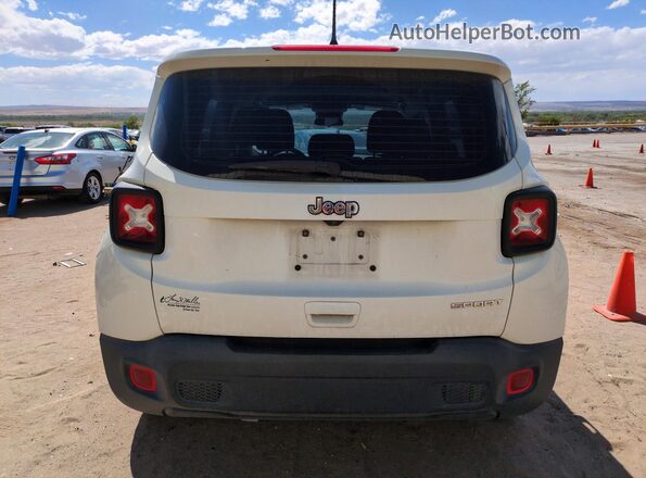 ZACNJAAB7KPK62035 2019 JEEP RENEGADE Белый Вид сзади