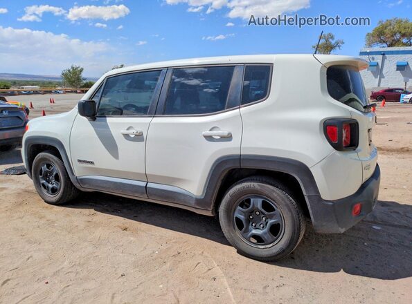 ZACNJAAB7KPK62035 2019 JEEP RENEGADE Белый Задняя левая четверть