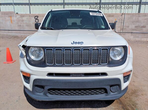 ZACNJAAB7KPK62035 2019 JEEP RENEGADE Белый Вид спереди