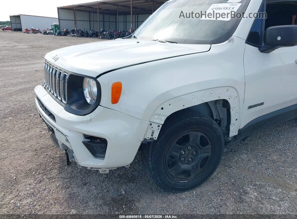 ZACNJAAB7LPK97207 2020 JEEP RENEGADE White ხელსაწყოთა პანელის ხედი