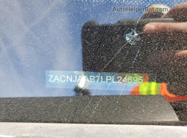 ZACNJAAB7LPL24695 2020 JEEP RENEGADE Синий Вид подкапотного пространства