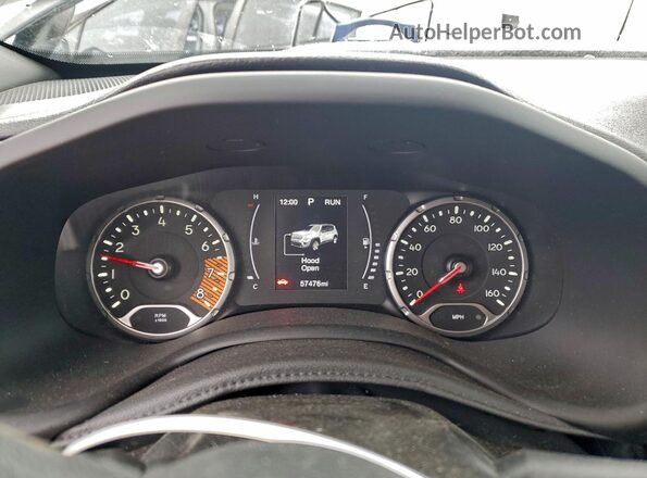 ZACNJAAB9LPL77964 2020 JEEP RENEGADE Black Սարքավորումների վահանակի տեսք