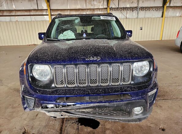 ZACNJABB0KPK19882 2019 JEEP RENEGADE Синий Вид спереди