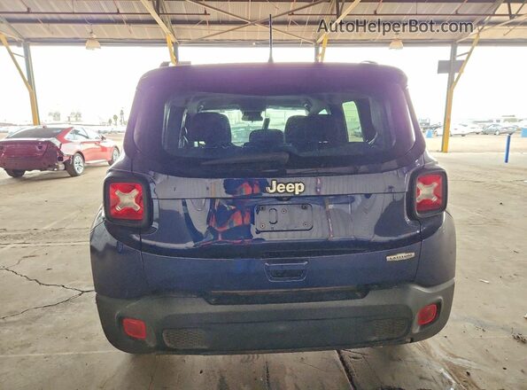 ZACNJABB0KPK19882 2019 JEEP RENEGADE Синий Вид сзади