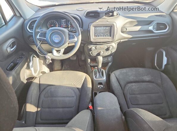 ZACNJABB1KPJ76847 2019 JEEP RENEGADE White Widok deski rozdzielczej