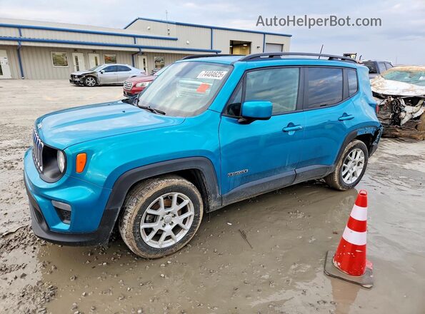 ZACNJABB1KPK92095 2019 JEEP RENEGADE Blue Передня ліва чверть