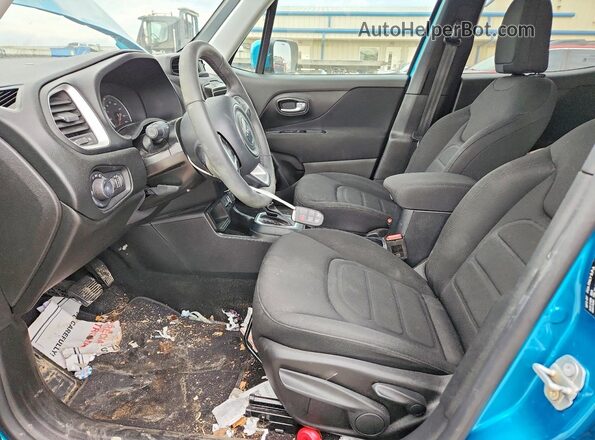 ZACNJABB1KPK92095 2019 JEEP RENEGADE Blue Вид салону спереду