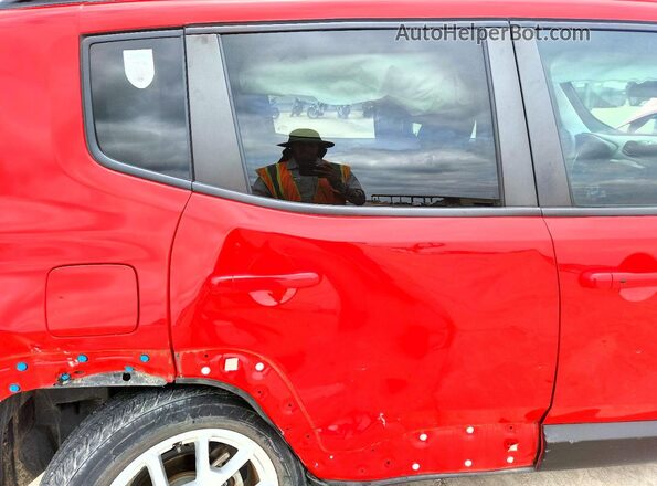 ZACNJABB1LPL72224 2020 JEEP RENEGADE Red Rear seats view