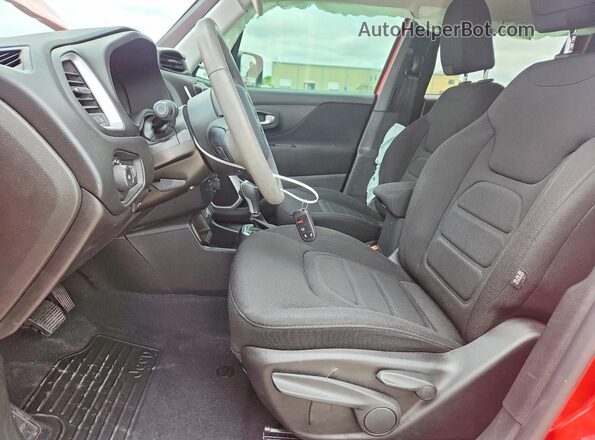 ZACNJABB1LPL72224 2020 JEEP RENEGADE Red Front interior view