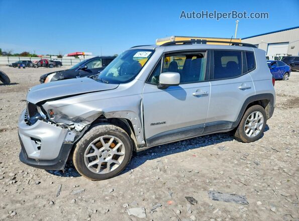 ZACNJABB2KPK85771 2019 JEEP RENEGADE Silver Передня ліва чверть
