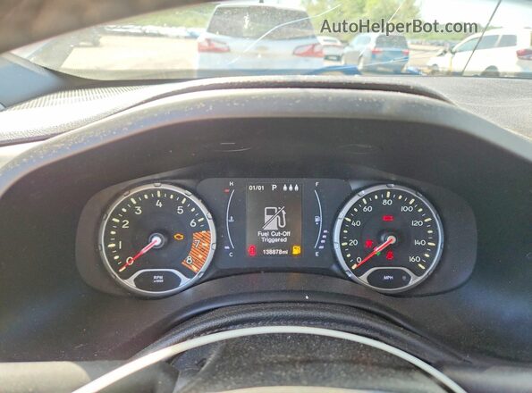 ZACNJABB2KPK85771 2019 JEEP RENEGADE Silver Вид щитка приладів