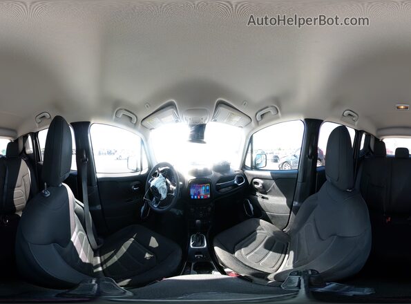 ZACNJABB2KPK85771 2019 JEEP RENEGADE Silver Панорамний вид салону 360°