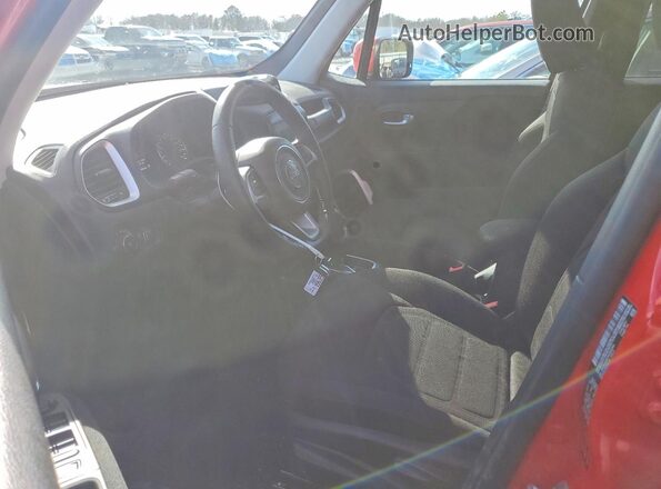 ZACNJABB2KPK92946 2019 JEEP RENEGADE Red Front interior view