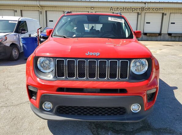ZACNJABB3KPJ82519 2019 JEEP RENEGADE Red წინა ხედი