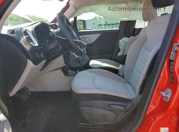 ZACNJABB3KPJ82519 2019 JEEP RENEGADE Red წინა სალონის ხედი