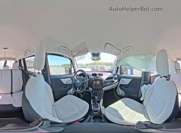 ZACNJABB3KPJ82519 2019 JEEP RENEGADE Red სალონის 360-გრადუსიანი ხედი