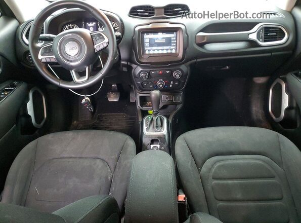 ZACNJABB4LPL50623 2020 JEEP RENEGADE Gray Вид панелі приладів