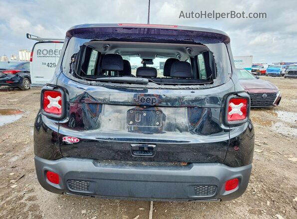 ZACNJABB6KPK14931 2019 JEEP RENEGADE Black Rear view