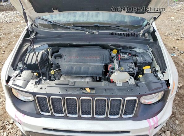 ZACNJABB6LPL78830 2020 JEEP RENEGADE White Engine compartment view