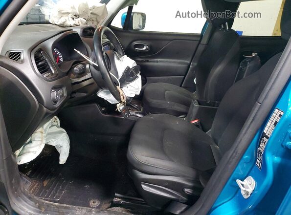 ZACNJABB7LPL84510 2020 JEEP RENEGADE Teal Widok wnętrza z przodu