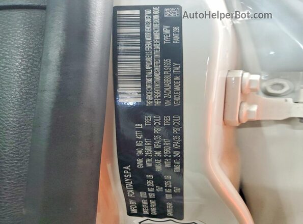 ZACNJABB8LPL91935 2020 JEEP RENEGADE Белый Вид подкапотного пространства