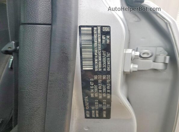ZACNJABB9LPL43117 2020 JEEP RENEGADE Silver Widok naklejki z numerem VIN