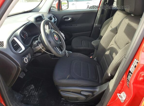 ZACNJABB9LPL60192 2020 JEEP RENEGADE Red Widok wnętrza z przodu