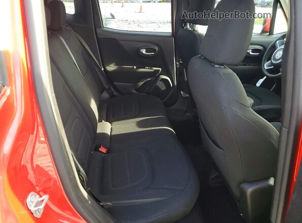ZACNJABB9LPL60192 2020 JEEP RENEGADE Red Widok wnętrza z tyłu