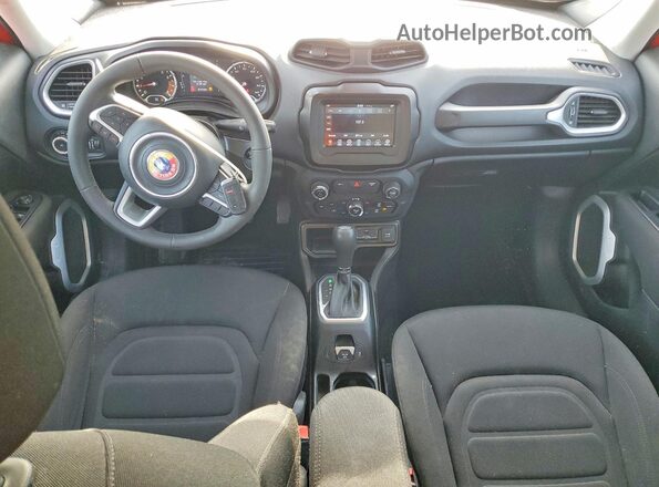 ZACNJABB9LPL60192 2020 JEEP RENEGADE Red Widok deski rozdzielczej