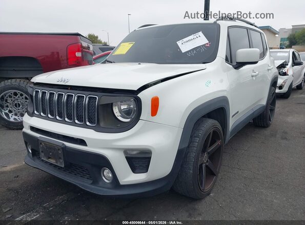 ZACNJABBXLPL40596 2020 JEEP RENEGADE White Передня ліва чверть