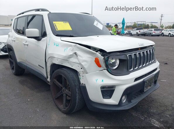 ZACNJABBXLPL40596 2020 JEEP RENEGADE White Передня права чверть