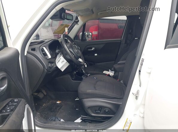 ZACNJABBXLPL40596 2020 JEEP RENEGADE White Вид салону спереду