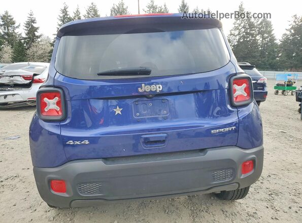 ZACNJBAB1KPK79287 2019 JEEP RENEGADE Blue Vista trasera