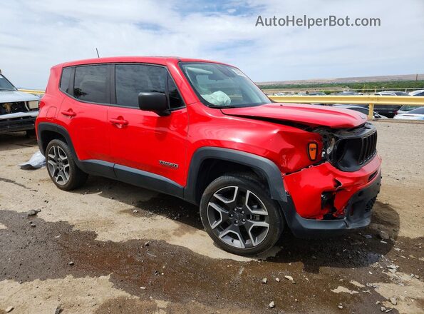 ZACNJBAB2LPL76502 2020 JEEP RENEGADE Красный Передняя правая четверть
