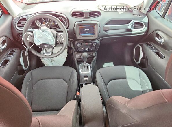 ZACNJBAB2LPL76502 2020 JEEP RENEGADE Красный Вид панели приборов