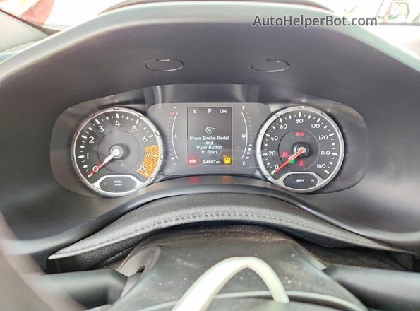ZACNJBAB2LPL76502 2020 JEEP RENEGADE Красный Вид щитка приборов