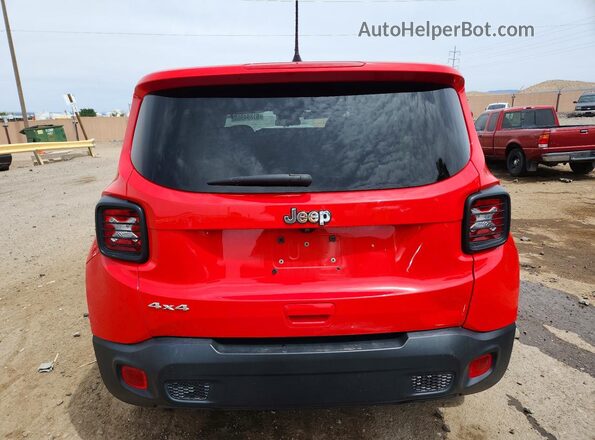 ZACNJBAB2LPL76502 2020 JEEP RENEGADE Красный Вид сзади