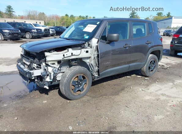 ZACNJBAB3KPJ73522 2019 JEEP RENEGADE Gray Front left