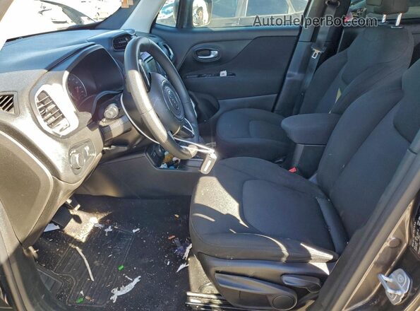 ZACNJBAB5KPJ76258 2019 JEEP RENEGADE Gray წინა სალონის ხედი
