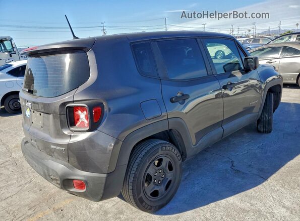 ZACNJBAB5KPJ76258 2019 JEEP RENEGADE Gray უკანა მარჯვენა