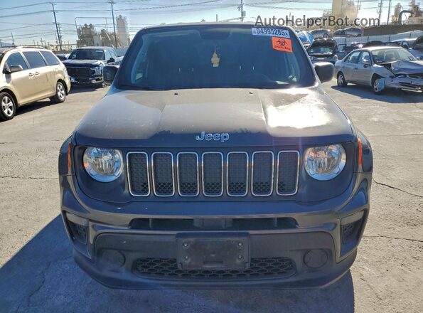 ZACNJBAB5KPJ76258 2019 JEEP RENEGADE Gray წინა ხედი