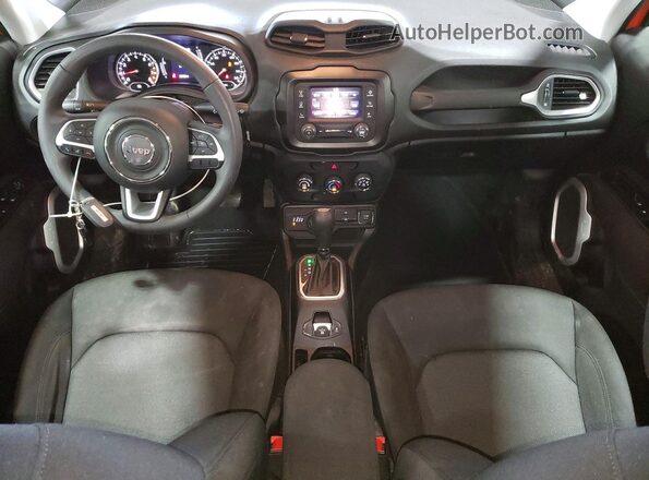 ZACNJBAB5LPL22403 2020 JEEP RENEGADE Orange Dashboard view