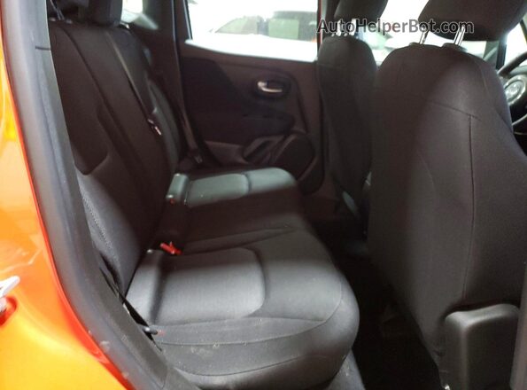 ZACNJBAB5LPL22403 2020 JEEP RENEGADE Orange Rear interior view
