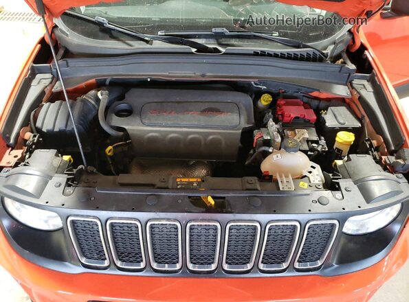 ZACNJBAB5LPL22403 2020 JEEP RENEGADE Orange Engine compartment view